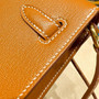 Hermes Kelly Elan bag Sellier Gold Chevre chamkila goatskin Gold hardware