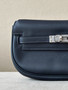 Hermès Kelly Moove Black Swift Palladium Hardware