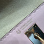  Hermes Horseshoe  09 Sakura Pink/ Craie Kelly Danse Bag Evercolour Leather Palladium Hardware