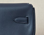 Hermès Kelly Moove Blue Nuit Swift Palladium Hardware