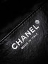  CHANEL 22 MINI HANDBAG ALL BLACK LOGO BLACK SS2024