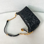 Christian Dior Diorstar Hobo Bag with Chain  Black Macrocannage Crinkled Calfskin