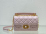Christian Dior Mini Dior Jolie Top Handle Bag  Powder Pink Cannage Calfskin Christian Dior Mini Dior Jolie Top Handle Bag  Powder Pink Cannage Calfskin