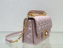 Christian Dior Mini Dior Jolie Top Handle Bag  Powder Pink Cannage Calfskin Christian Dior Mini Dior Jolie Top Handle Bag  Powder Pink Cannage Calfskin