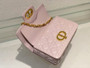 Christian Dior Mini Dior Jolie Top Handle Bag  Powder Pink Cannage Calfskin Christian Dior Mini Dior Jolie Top Handle Bag  Powder Pink Cannage Calfskin