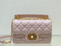 Christian Dior Mini Dior Jolie Top Handle Bag  Powder Pink Cannage Calfskin Christian Dior Mini Dior Jolie Top Handle Bag  Powder Pink Cannage Calfskin