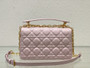 Christian Dior Mini Dior Jolie Top Handle Bag  Powder Pink Cannage Calfskin Christian Dior Mini Dior Jolie Top Handle Bag  Powder Pink Cannage Calfskin