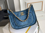 Chanel HOBO HANDBAG IN DENIM2024  Chanel HOBO HANDBAG IN DENIM2024