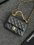 Chanel Imitation Pearls MINI FLAP BAG Black