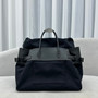 THE ROW Leather-Trim Margaux 17 Inside-Out Top-Handle Bag Black