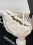 CHANEL 22 MINI HANDBAG White & Light Pink