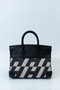 Vintage Hermès Birkin 30 Black Swift with Painted Ulysses Toile H Canvas & Gold Hardware 
