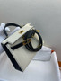 Hermes Special Order Black/Craie Mini Kelly 20 cm Epsom Gold Hardware