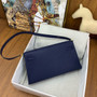 Hermes Kelly Elan bag Sellier Blue Obysee Chevre goatsk in Gold hardware