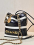 CHANEL 22 MINI HANDBAG BLACK & WHITE