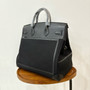 HERMÈS CARGO HAC BIRKIN 40 BLACK BOX AND TOILE PALLADIUM HARDWARE HERMÈS CARGO HAC BIRKIN 40 BLACK BOX AND TOILE PALLADIUM HARDWARE