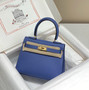 Hermès Vintage Kelly Sellier 20 bag Bleu Agate