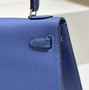 Hermès Vintage Kelly Sellier 20 bag Bleu Agate