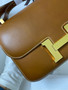 Hermes Constance Bag 24 Fauve Barenia Leather Gold Hardware