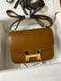 Hermes Constance Bag 24 Fauve Barenia Leather Gold Hardware 