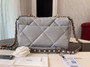 CHANEL 19 Grey Bag 