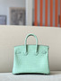 Hermes Mint Birkin Bag 25cm Niloticus Crocodile Palladium Hardware Hermes Mint Birkin Bag 25cm Niloticus Crocodile Palladium Hardware