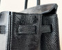 Hermes Black Lizard Birkin Bag 25cm Palladium Hardware Hermes Black Lizard Birkin Bag 25cm Palladium Hardware