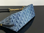 Christian Dior Diorstar Hobo Bag with Chain  Blue Denim Dior Oblique Jacquard Christian Dior Diorstar Hobo Bag with Chain  Blue Denim Dior Oblique Jacquard