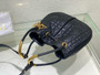 Christian Dior Medium Dior Nolita Bag  Black Macrocannage Lambskin