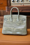 Hermes Gris Tourterelle Birkin 30 in Niloticus Crocodile with Gold hardware Hermes Gris Tourterelle Birkin 30 in Niloticus Crocodile with Gold hardware