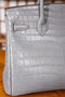 Hermes Gris Ciment Birkin 30 in Niloticus Crocodile with Palladium hardware Hermes Gris Ciment Birkin 30 in Niloticus Crocodile with Palladium hardware