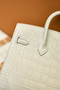 Hermès Birkin 20 Matte Béton Alligator Palladium Hardware Hermès Birkin 20 Matte Béton Alligator Palladium Hardware