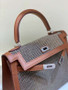 HERMÈS KELLY 25 SELLIER QUADRILLE SESAME SWIFT AND CANVAS PALLADIUM HARDWARE HERMÈS KELLY 25 SELLIER QUADRILLE SESAME SWIFT AND CANVAS PALLADIUM HARDWARE