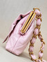 CHANEL HANDBAG WITH CHAIN PINK