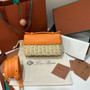 Loro Piana Extra Pocket L19 East-West wicker Orange  Loro Piana Extra Pocket L19 East-West wicker Orange