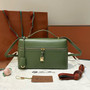 Loro Piana Extra Bag L27  Smooth Calfskin Dark Lichen Green  Loro Piana Extra Bag L27  Smooth Calfskin Dark Lichen Green