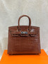 Hermès Birkin 20 Miel  Alligator Palladium Hardware Hermès Birkin 20 Miel  Alligator Palladium Hardware
