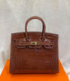 Hermès Birkin 20 Miel  Alligator Gold Hardware Hermès Birkin 20 Miel  Alligator Gold Hardware
