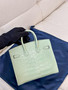 Hermès Birkin 20 Mint Alligator Gold Hardware Hermès Birkin 20 Mint Alligator Gold Hardware