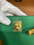 Special Order: Hermes Gold/Vert Vertigo/Vert Maquis Kelly 28 cm Togo Gold Hardware