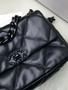 CHANEL 19 Black Bag All Black in Goatskin