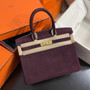 HERMES LIMITED EDITION SUEDE BIRKIN 30 BAG RARE DOBLIS BORDEAUX GOLD HARDWARE HERMES LIMITED EDITION SUEDE BIRKIN 30 BAG RARE DOBLIS BORDEAUX GOLD HARDWARE
