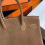 HERMES LIMITED EDITION SUEDE BIRKIN 30 BAG RARE GOLD DOBLIS PALLADIUM HARDWARE HERMES LIMITED EDITION SUEDE BIRKIN 30 BAG RARE GOLD DOBLIS PALLADIUM HARDWARE