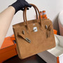HERMES LIMITED EDITION SUEDE BIRKIN 30 BAG RARE GOLD DOBLIS PALLADIUM HARDWARE HERMES LIMITED EDITION SUEDE BIRKIN 30 BAG RARE GOLD DOBLIS PALLADIUM HARDWARE