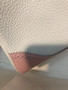Hermes Special Order Craie/ Pink Kelly 28 Lace Bag Togo and Swift Leather