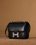 Hermes Constance 19 Mirror Black Box calf leather Palladium hardware
