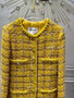 CHANEL 2023/24 MÉTIERS D’ART YELLOW COAT   