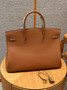Hermes Toffee Birkin 40 Togo leather  Hermes Toffee Birkin 40 Togo leather