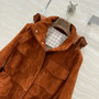 Loro Piana Mini Traveller Jacket  Lambskin Brown