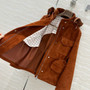 Loro Piana Mini Traveller Jacket  Lambskin Brown